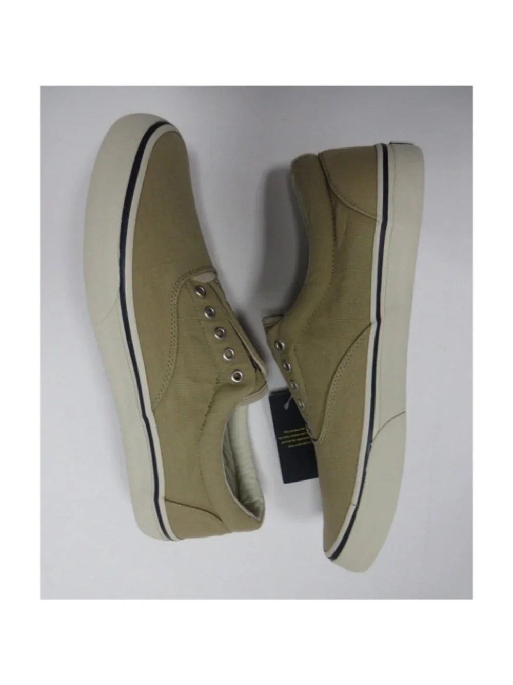 Polo Ralph Lauren Sneakers 11 D Thorton Washed Canvas Pony Low Top